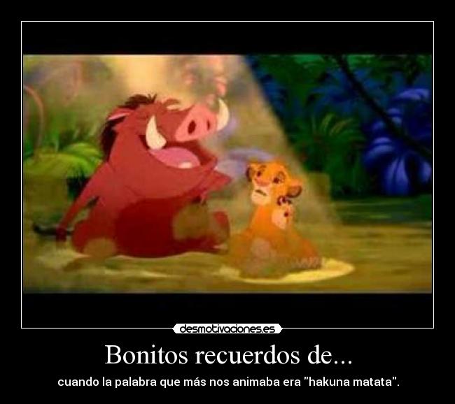 Bonitos recuerdos de... -