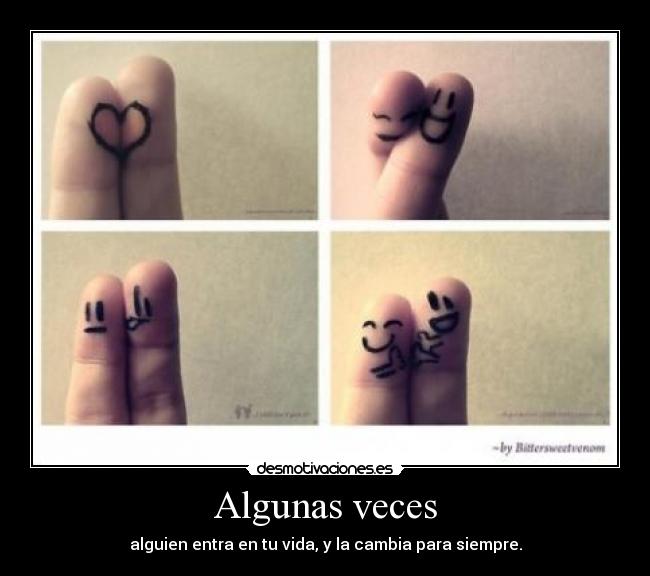 Algunas veces -