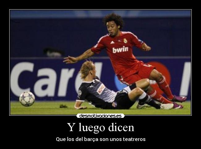 Y luego dicen - Que los del barça son unos teatreros