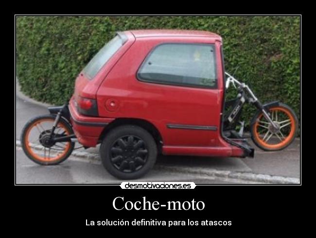 Coche-moto - La solución definitiva para los atascos