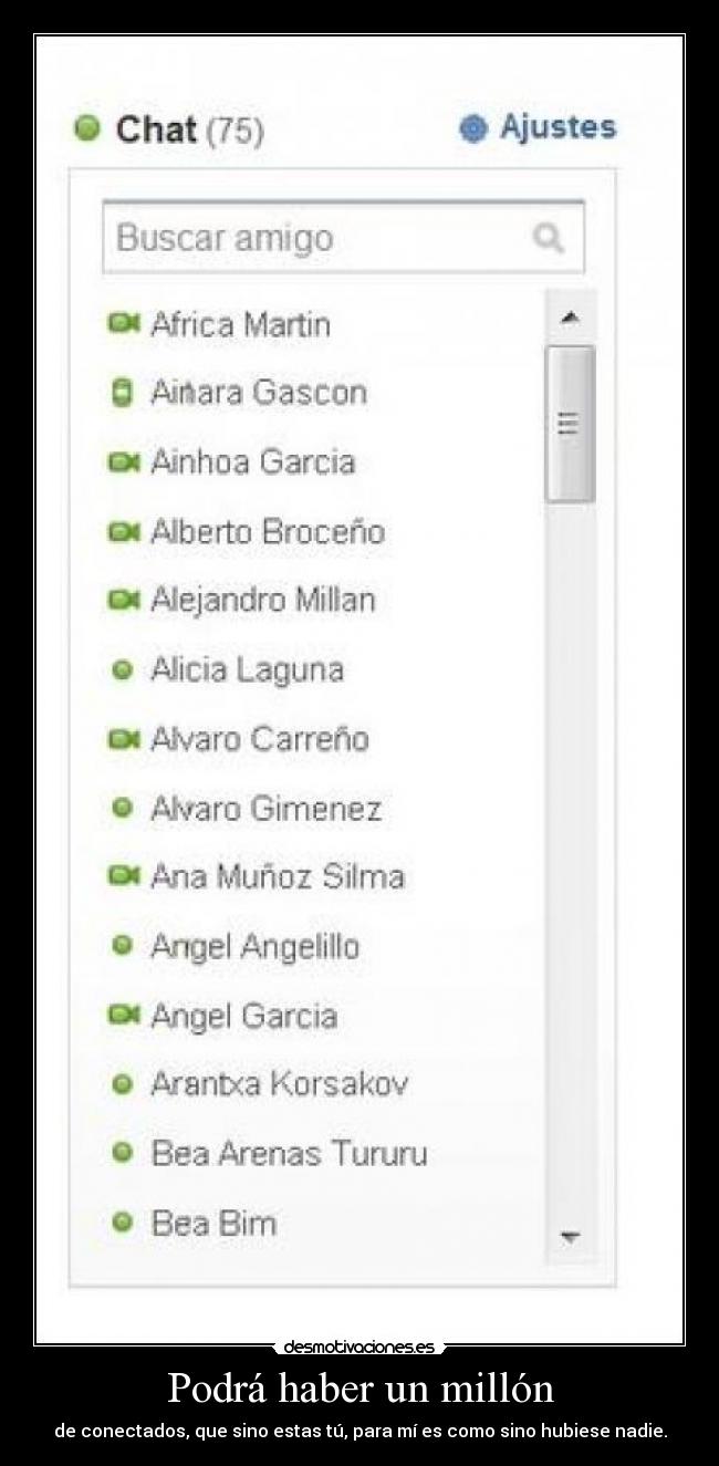 Podrá haber un millón -