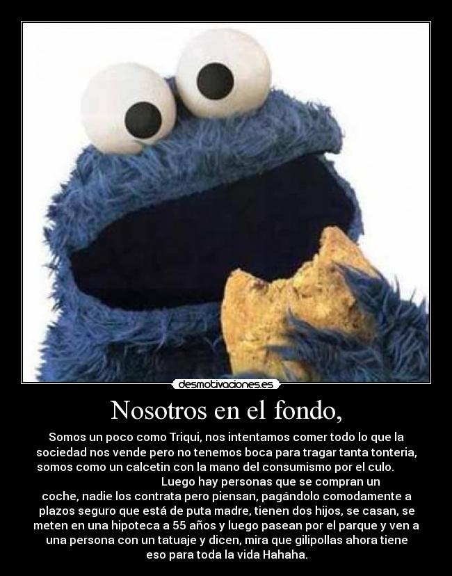 Nosotros en el fondo, -