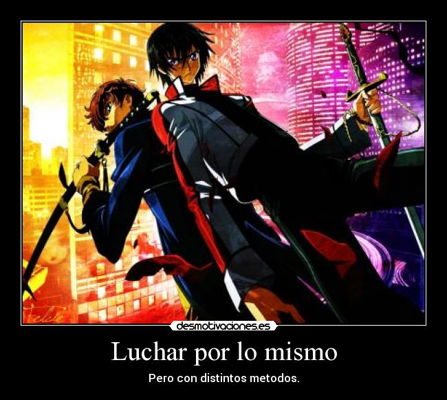 Luchar por lo mismo -