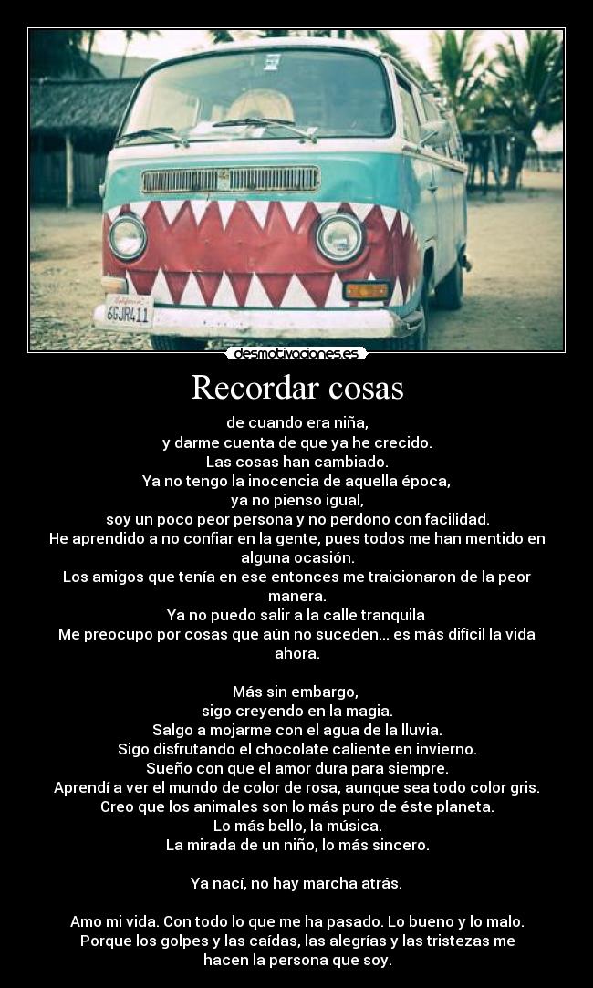 Recordar cosas - 