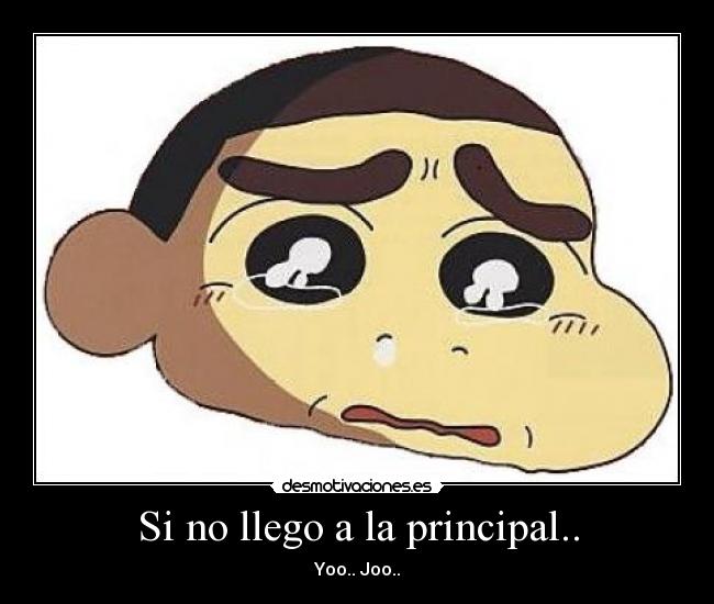 Si no llego a la principal.. -