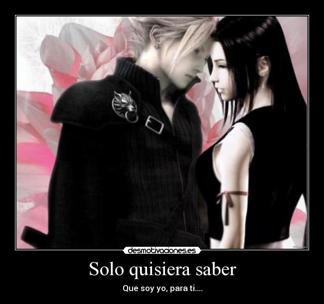 Solo quisiera saber -