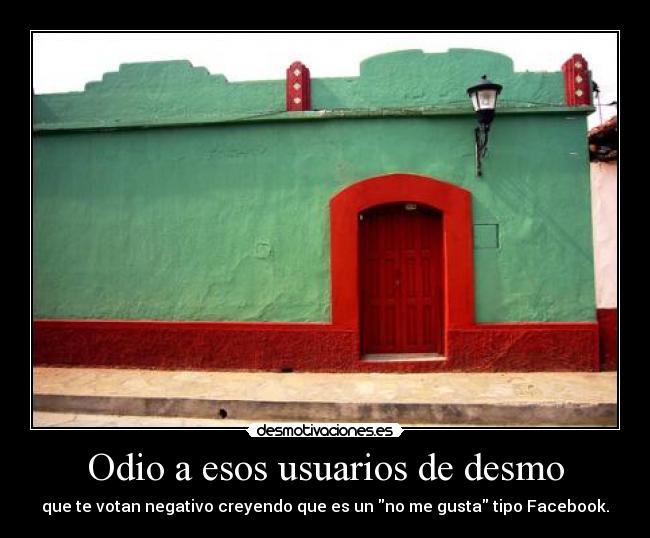 Odio a esos usuarios de desmo -