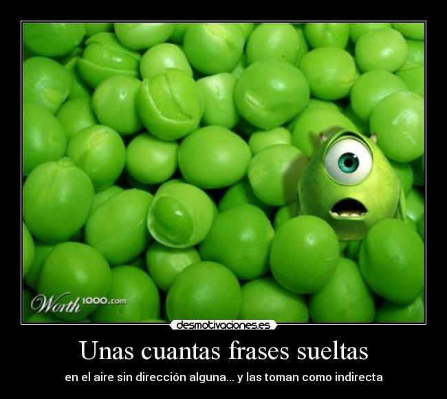 Unas cuantas frases sueltas -