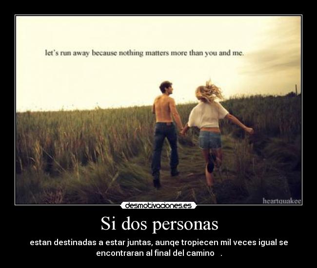 Si dos personas - 