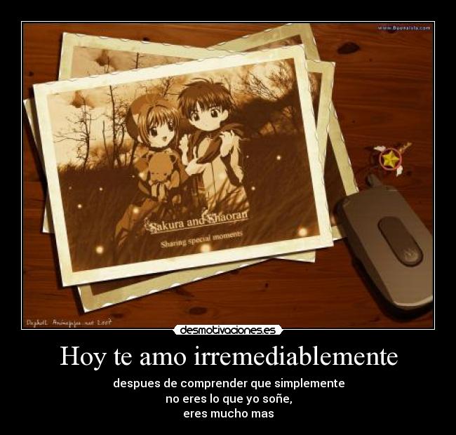 Hoy te amo irremediablemente -