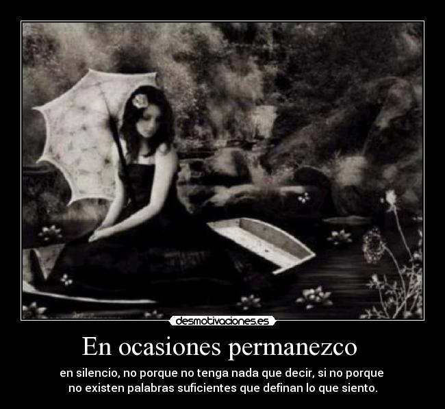 En ocasiones permanezco -