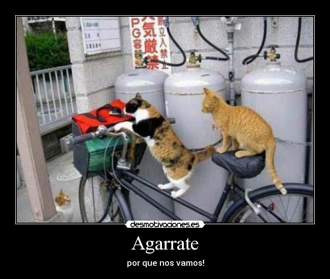 Agarrate - por que nos vamos!