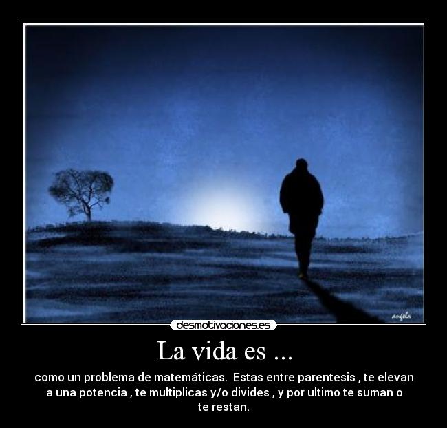 La vida es ... - 