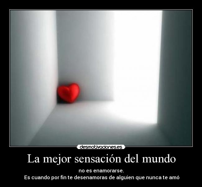 La mejor sensación del mundo -