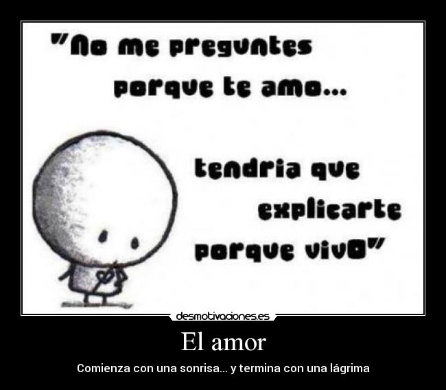 El amor -