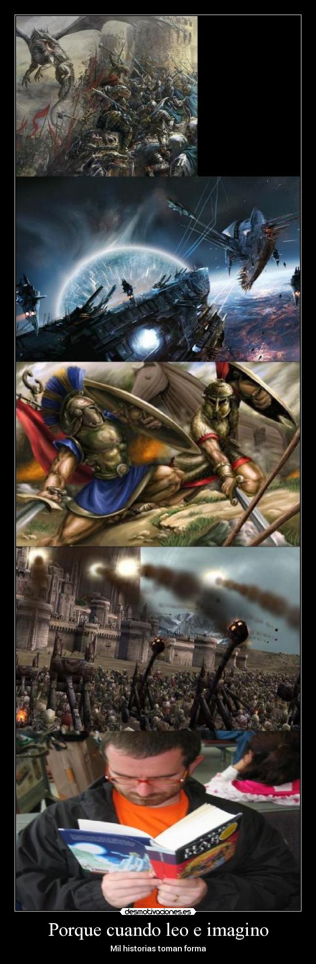 Porque cuando leo e imagino - Mil historias toman forma