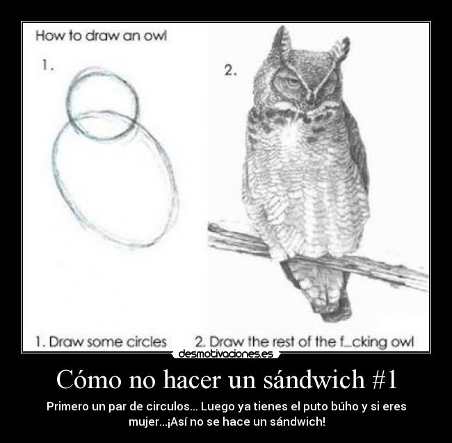 Cómo no hacer un sándwich #1 -