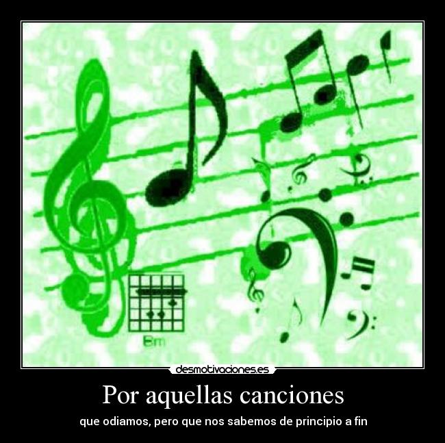 Por aquellas canciones -