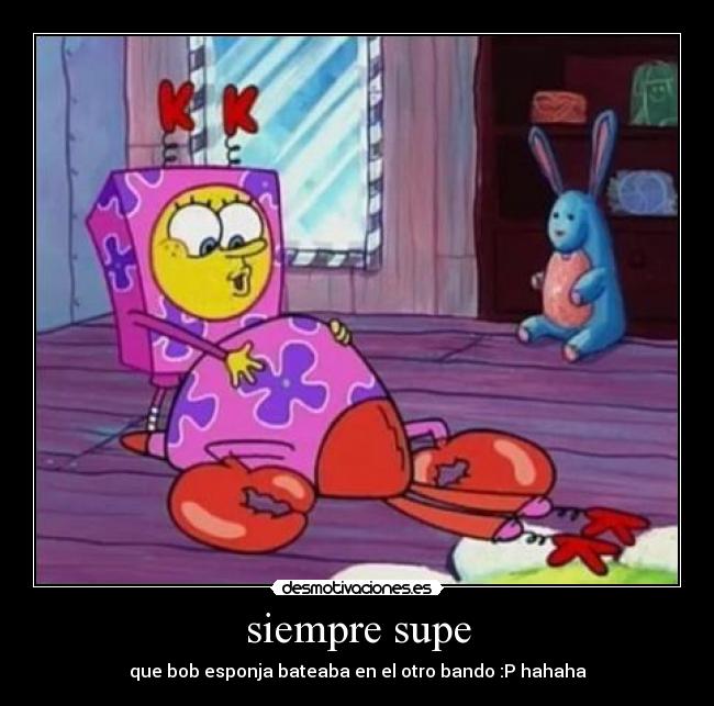 carteles bob esponjadon cangrejo desmotivaciones