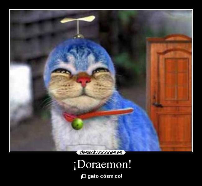 carteles doraemon desmotivaciones