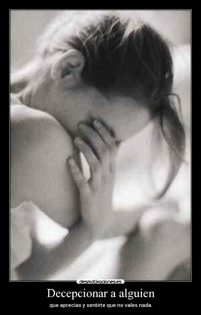 Decepcionar a alguien - 