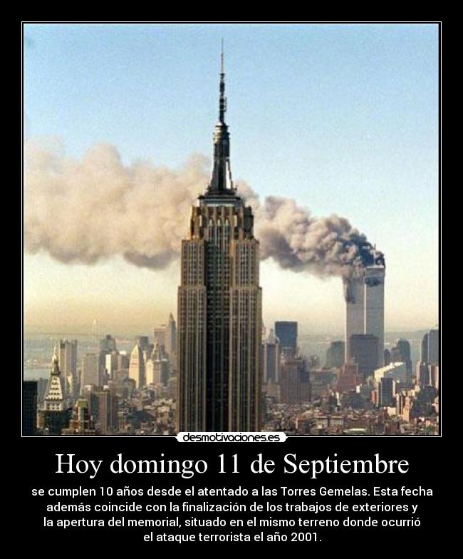 Hoy domingo 11 de Septiembre -