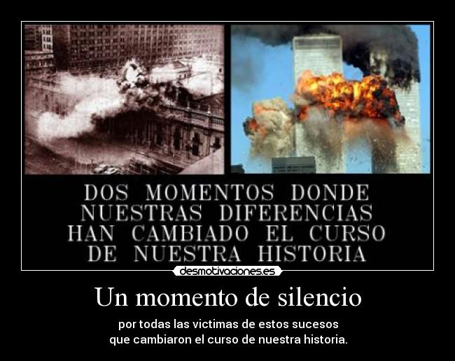 carteles silencio septiembre desmotivaciones