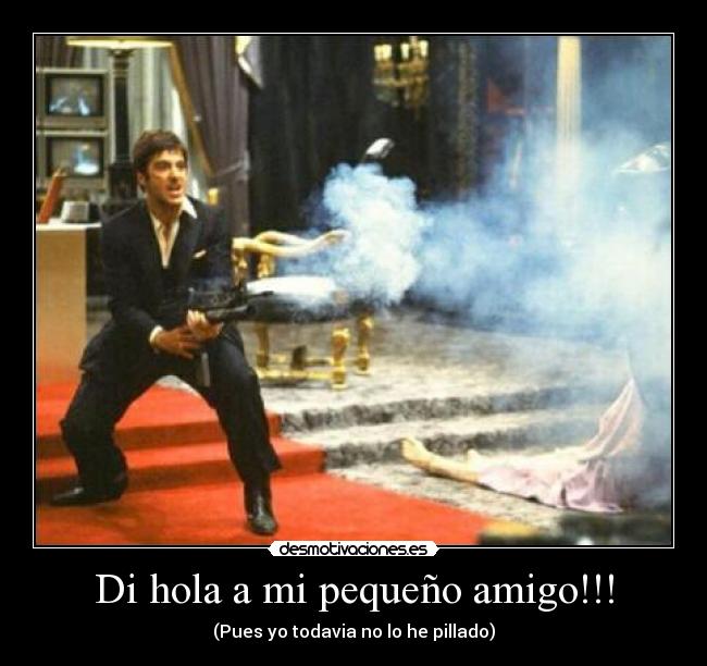 Di hola a mi pequeño amigo!!! -