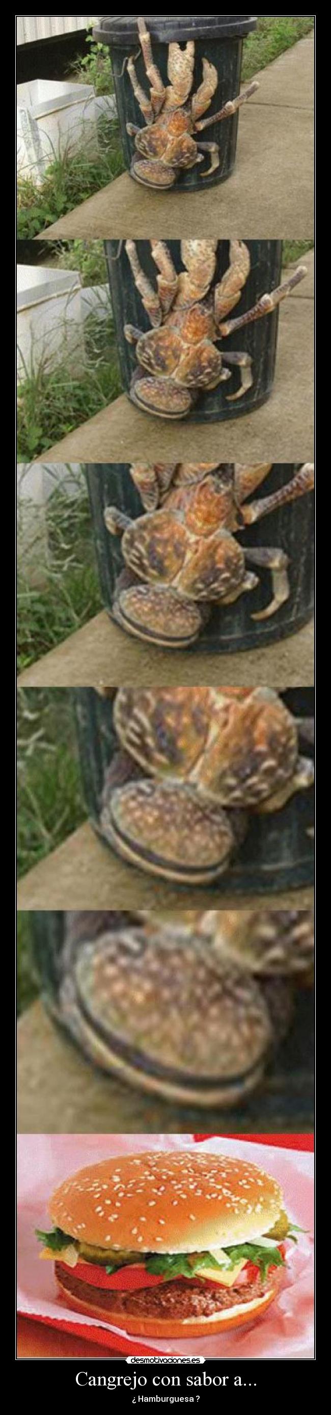 Cangrejo con sabor a... -