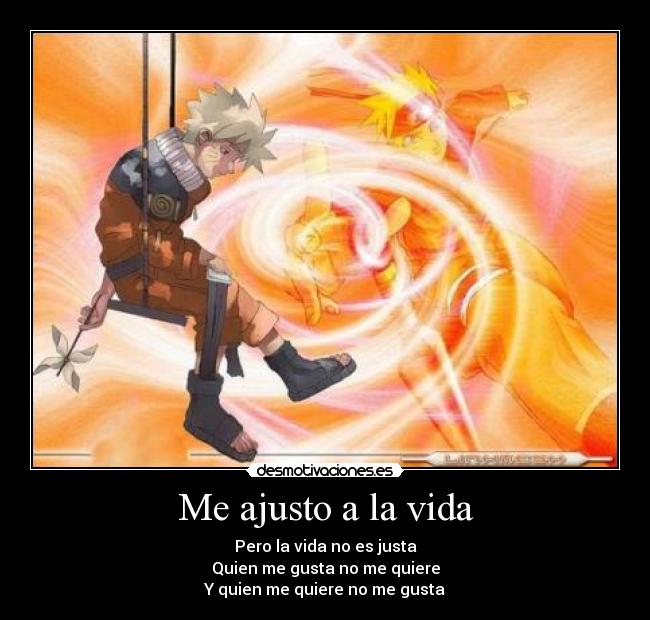 Me ajusto a la vida -