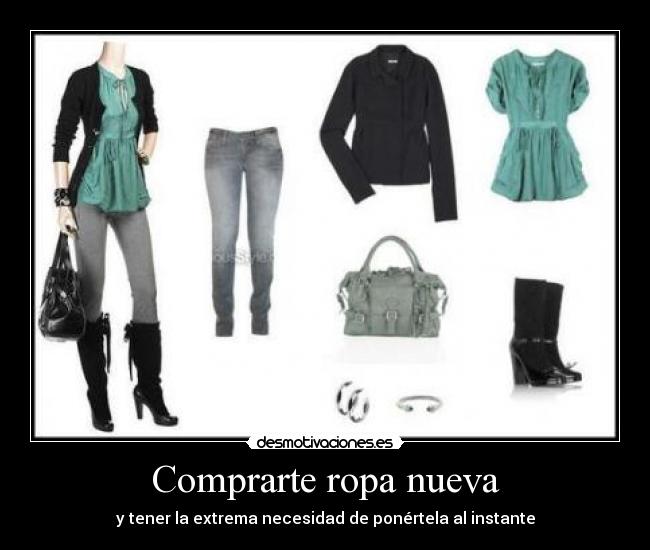 Comprarte ropa nueva -