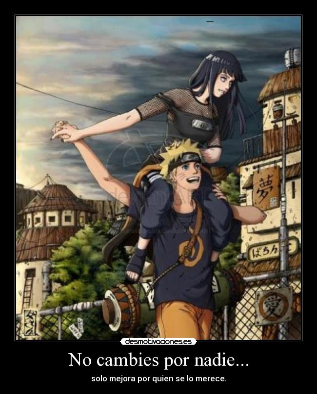 carteles naruto hinata desmotivaciones