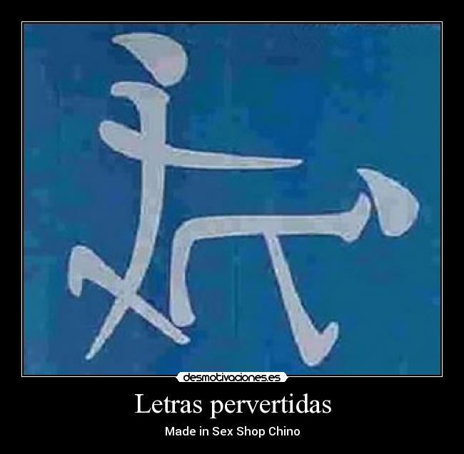 Letras pervertidas - 