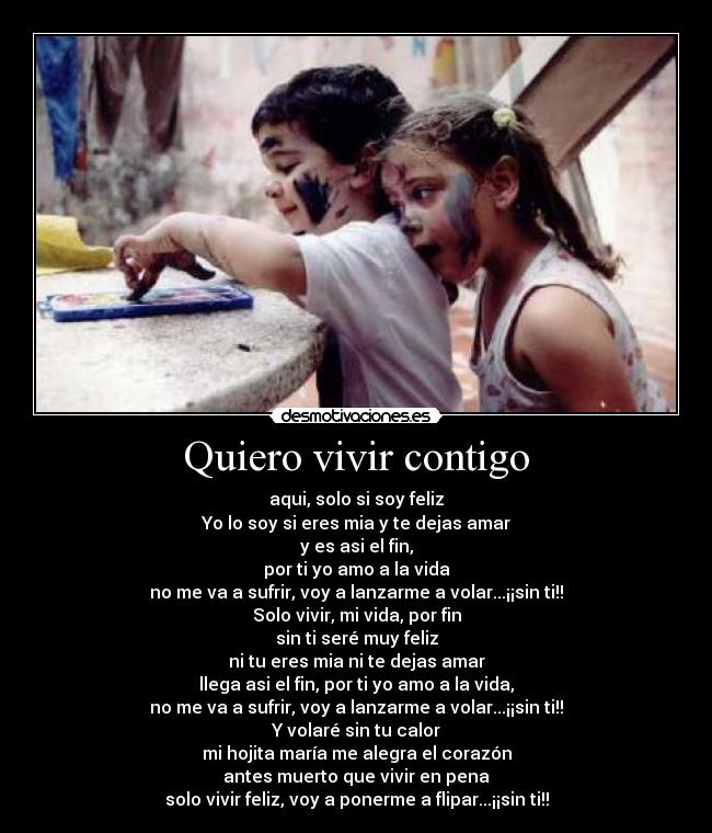 Quiero vivir contigo -