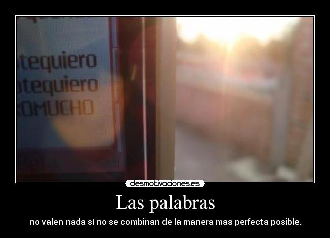 Las palabras - 