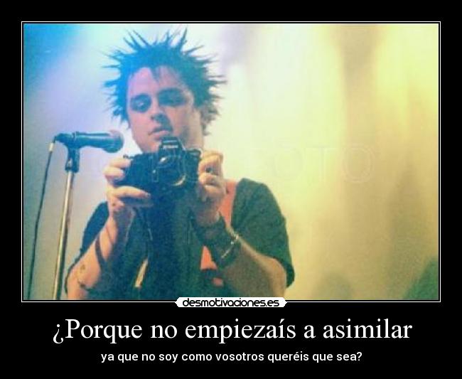 carteles billie god desmotivaciones