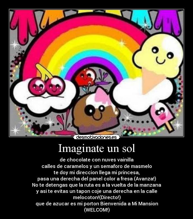 Imaginate un sol -