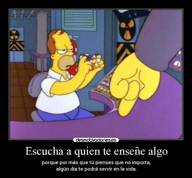 carteles los simpsons homer clanvirus desmotivaciones