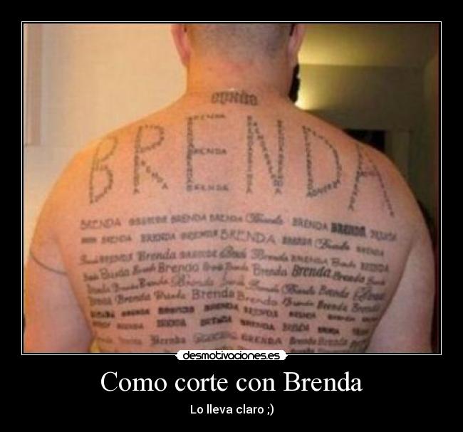 Como corte con Brenda -
