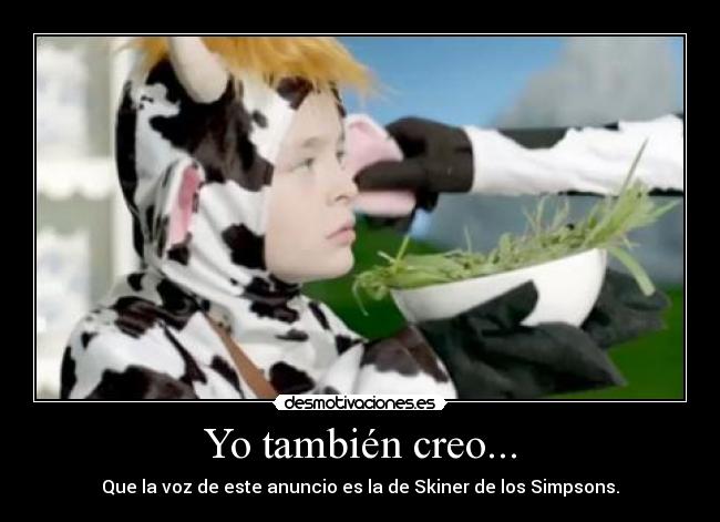 Yo también creo... -