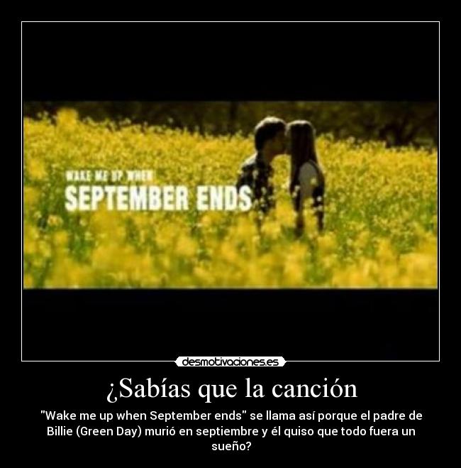 ¿Sabías que la canción -