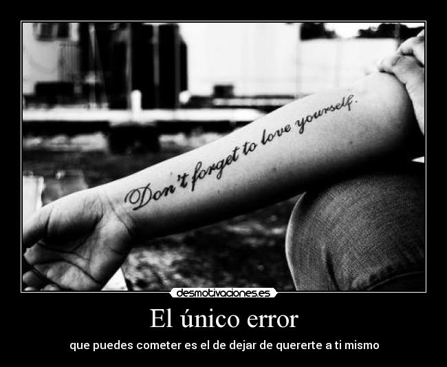 El único error -