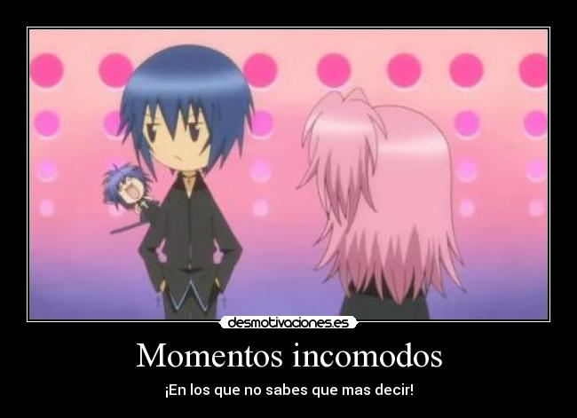 Momentos incomodos -