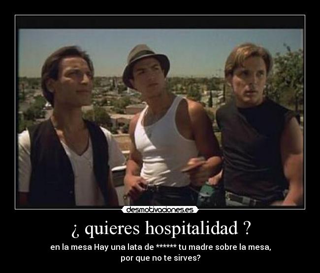 ¿ quieres hospitalidad ? - 