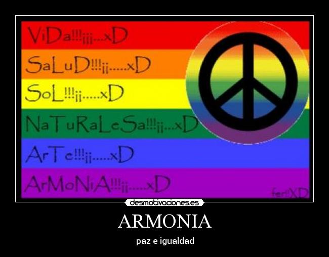 ARMONIA - paz e igualdad