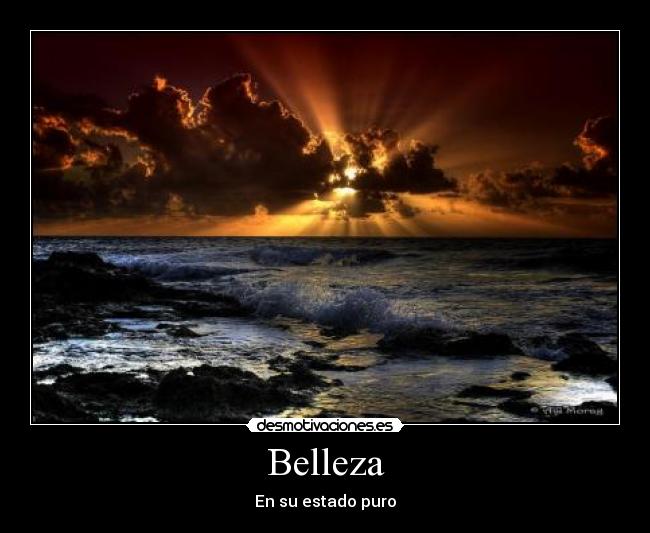 Belleza - En su estado puro