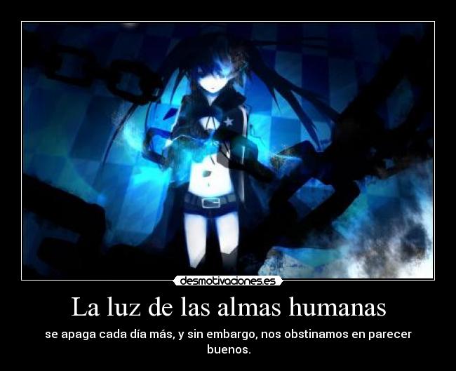 La luz de las almas humanas -