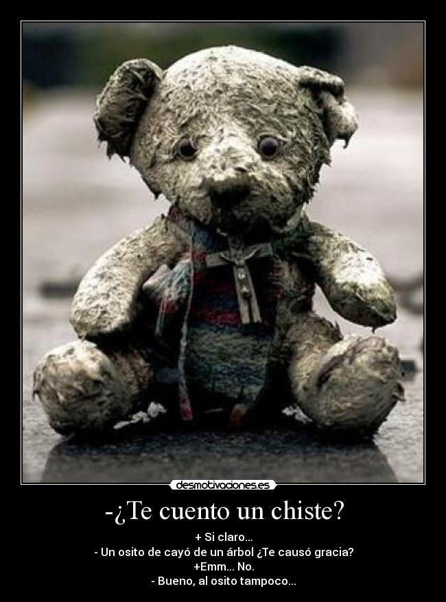-¿Te cuento un chiste? -
