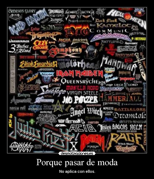 Porque pasar de moda -