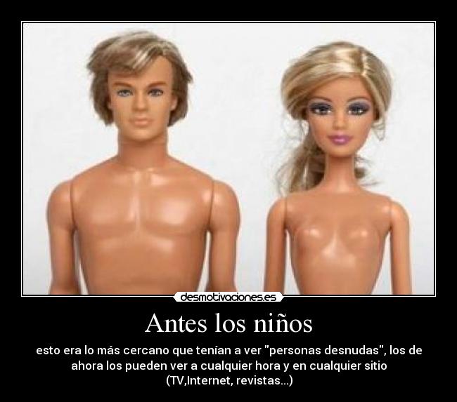 Antes los niños -